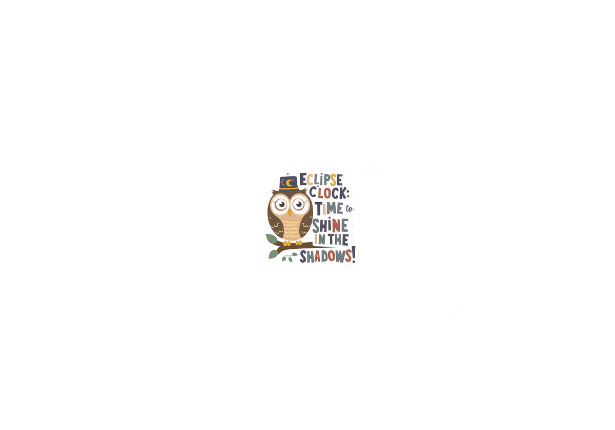 Eclipse Owl Throw Pillow | Time To Shine In The Shadows Decorative Pillow | Night Owl Gift