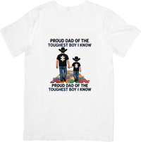 Thumbnail for Proud Dad of the Toughest Boy Autism T-Shirt | Cute Autism Awareness Graphic Tee | Dad Gift