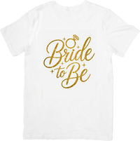 Thumbnail for Bride To Be T-Shirt | Glam Bridal Bachelorette Graphic Tee | Bride Gift