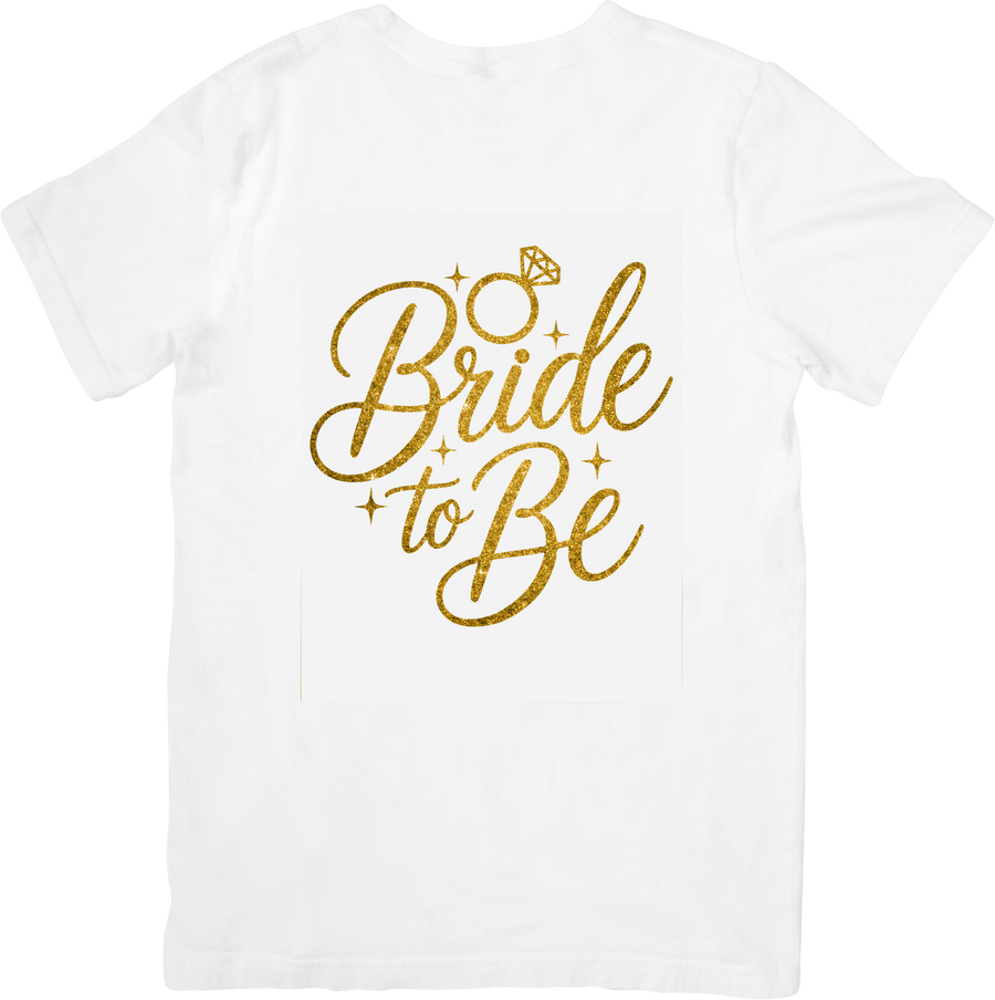 Bride To Be T-Shirt | Glam Bridal Bachelorette Graphic Tee | Bride Gift