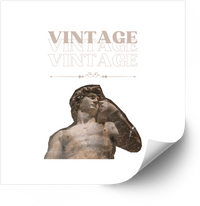 Thumbnail for Vintage David Sculpture Sticker | Vintage Classical Art Vinyl Decal