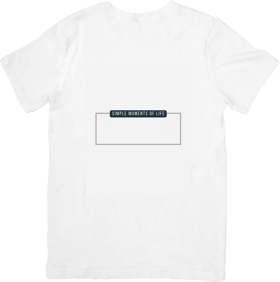 Simple Moments Of Life T-Shirt | Minimalist Lifestyle Graphic Tee