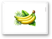Thumbnail for Tropical Bananas Wall Art | Watercolor Fruit Palm Leaf Print | Kitchen Foodie Gift