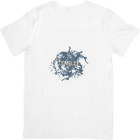 Thumbnail for Complex Birds T-Shirt | Minimalist Abstract Graphic Tee