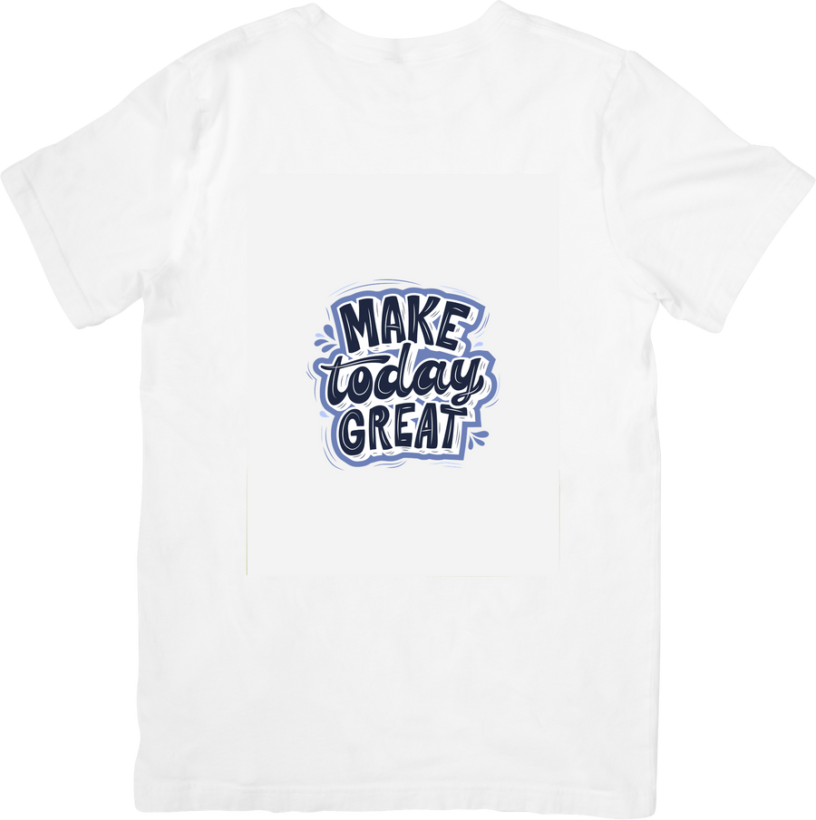 Make Today Great T-Shirt | Minimalist Motivational Graphic Tee