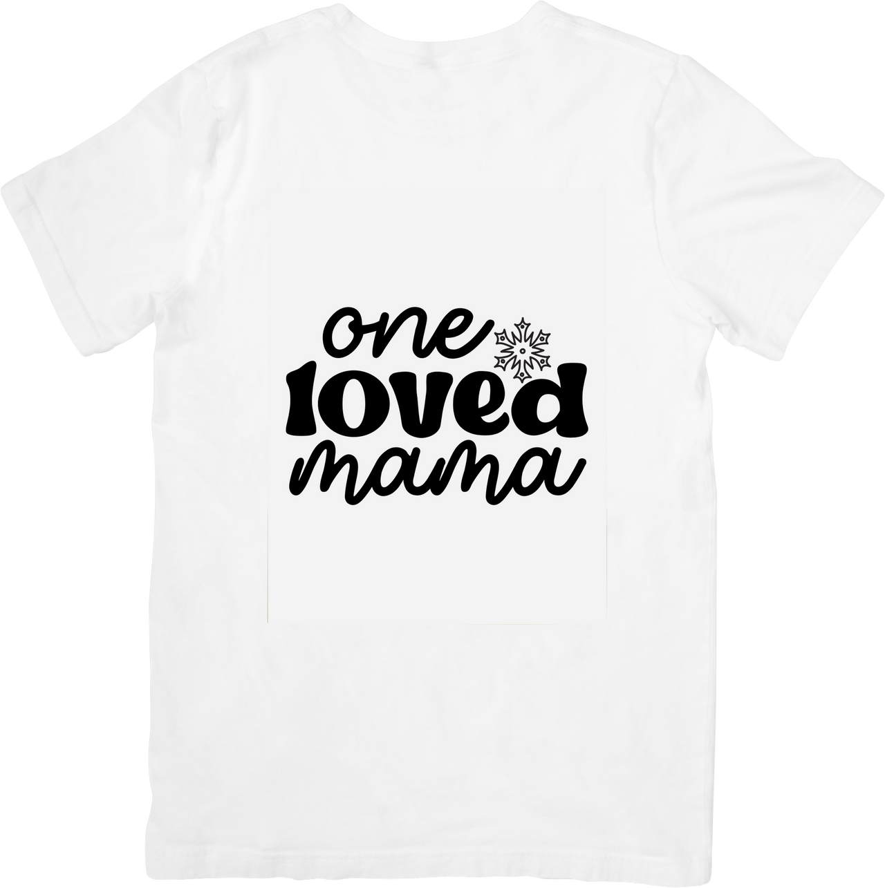 One Loved Mama T-Shirt | Minimalist Mother's Day Graphic Tee | Mom Gift